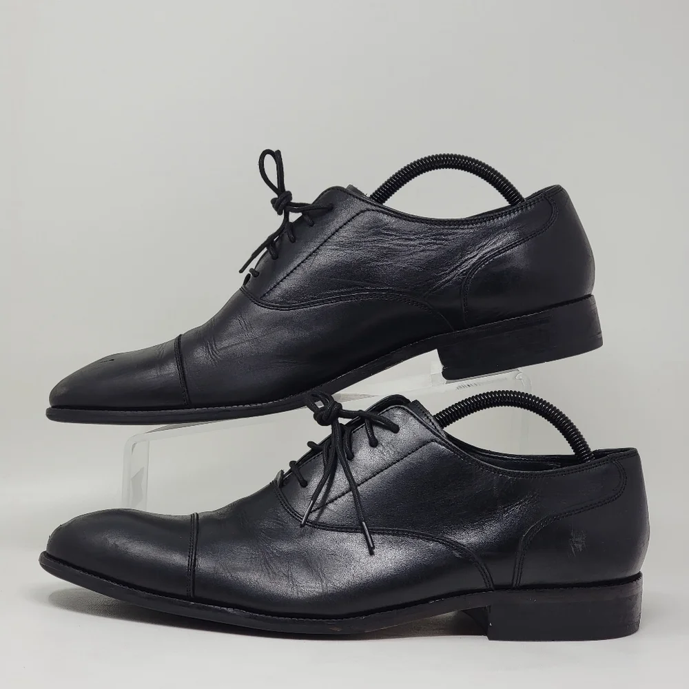 Cole Haan Men's Williams Cap Toe Oxford Black Shoes C12202 Size 11 M Pre-owned